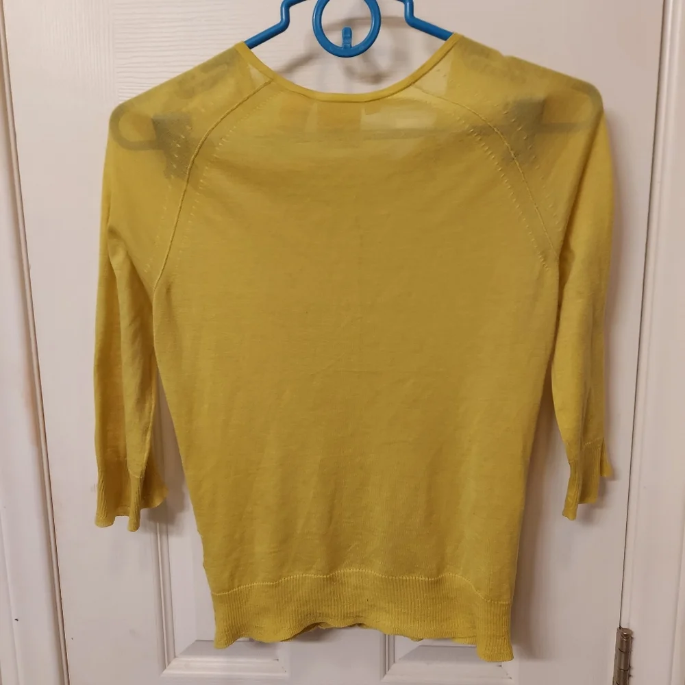 Tory burch silk & cashmere cardigan sweater